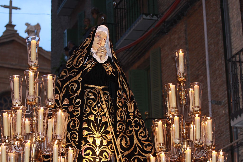 Mañana viernes tendrá lugar el traslado de La Dolorosa desde la iglesia de San Lorenzo a la Catedral