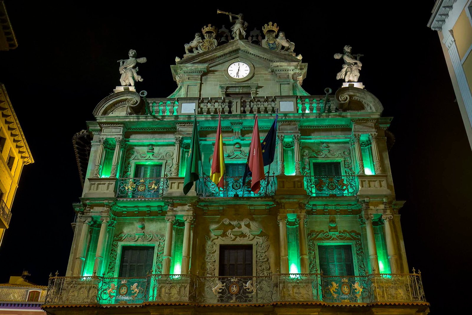 fachada verde