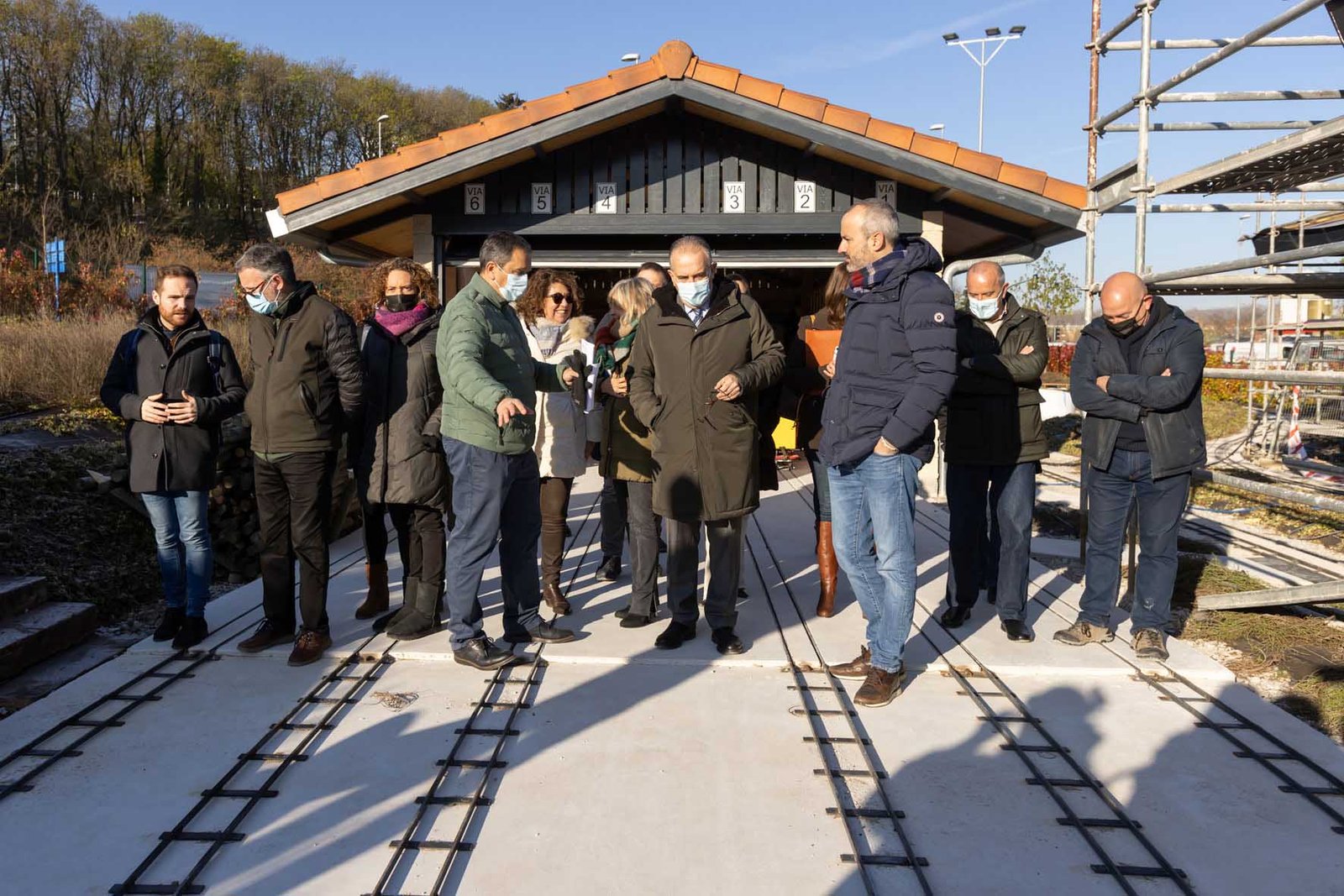 Pamplona ultima el edificio de la estación del Centro de Interpretación del Ferrocarril de Trinitarios