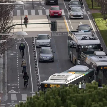 parada villavesa autobus pamplona