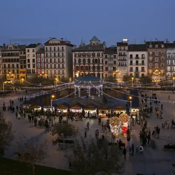 mercado navidad plaza del castillo