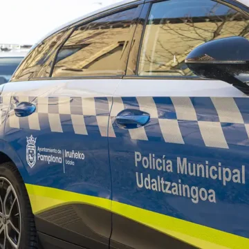 vehículo policía municipal Pamplona