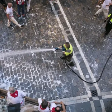 limpieza sanfermines