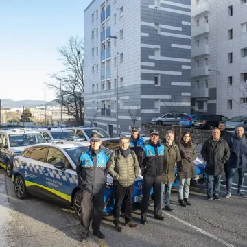 visita comisión presidencia vehículos policía municipal